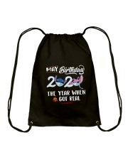 May Birthday 2020 Quarantined Drawstring Bag tile