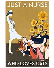 Just A Nurse Who Loves Cats 24x36 Poster front