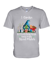 Garden So I Dont Choke People V-Neck T-Shirt thumbnail