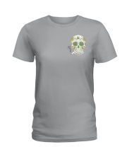 Weed Skull I'd Hit That 2 Sides Ladies T-Shirt thumbnail
