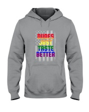 LGBT Dudes Just Taste Better Hooded Sweatshirt thumbnail