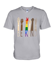 Lgbt - Be Kind V-Neck T-Shirt thumbnail