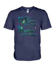 Husband Wings V-Neck T-Shirt thumbnail