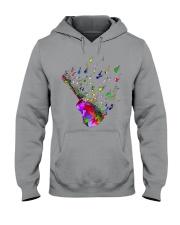 Guitar Watercolor Hooded Sweatshirt thumbnail