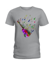 Guitar Watercolor Ladies T-Shirt thumbnail