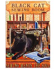 Black Cat Sewing Poster 11x17 Poster front
