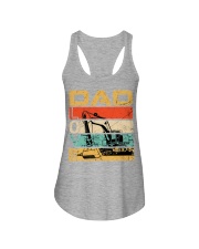 Excavator Dad Love Ladies Flowy Tank thumbnail