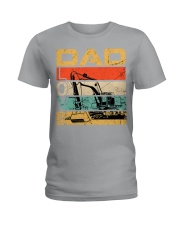 Excavator Dad Love Ladies T-Shirt thumbnail