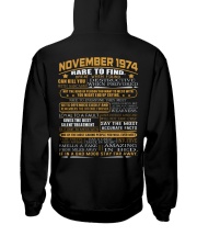 YEAR GREAT 74-11 Hooded Sweatshirt back