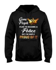 Proud - Police Hooded Sweatshirt thumbnail