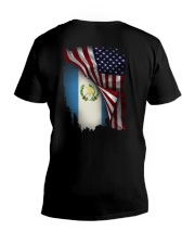 Flag-America-Guatemala V-Neck T-Shirt thumbnail