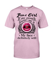 If My Mouth - Girl 06 Classic T-Shirt front