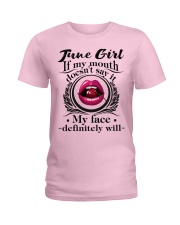If My Mouth - Girl 06 Ladies T-Shirt thumbnail