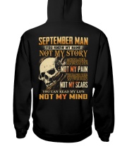 NOT MY MIND 9 Hooded Sweatshirt back