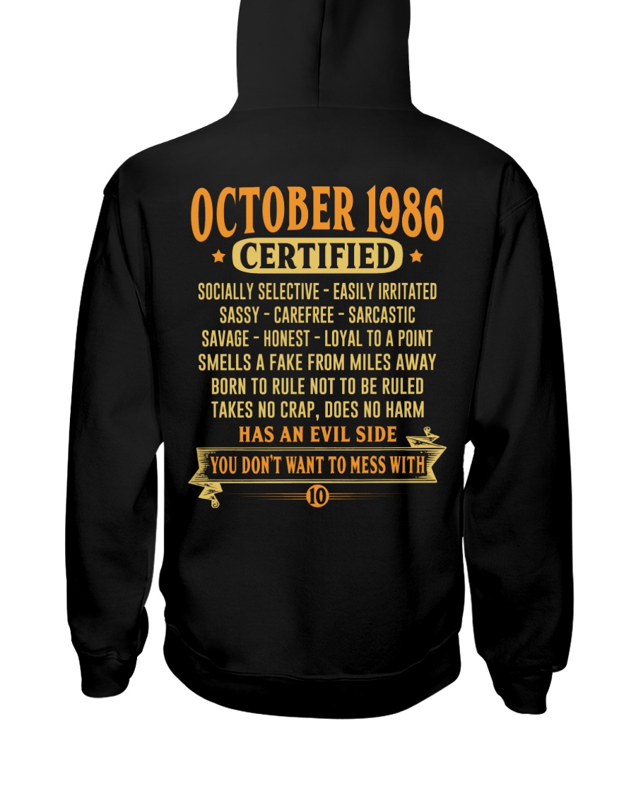 MESS WITH YEAR 86-10 Hooded Sweatshirt