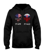 MY HOME SKULL Slovakia Hooded Sweatshirt thumbnail