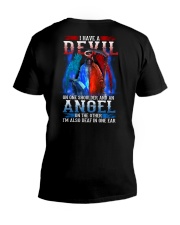 HAVE A DEVIL V-Neck T-Shirt thumbnail