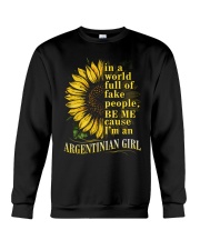 Sunflower Girl-Argentinian Crewneck Sweatshirt thumbnail