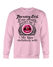 If My Mouth - Girl 01 Crewneck Sweatshirt thumbnail