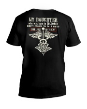 MY DAUGHTER - NURSE 012 V-Neck T-Shirt thumbnail