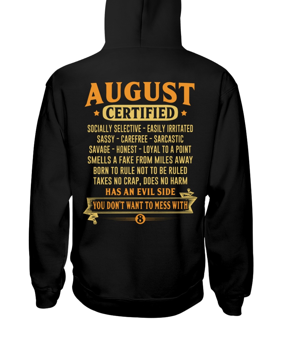 MESS WITH MAN 8 Hooded Sweatshirt