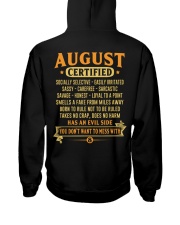 MESS WITH MAN 8 Hooded Sweatshirt back