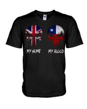 Home United Kingdom - Blood Chile V-Neck T-Shirt thumbnail