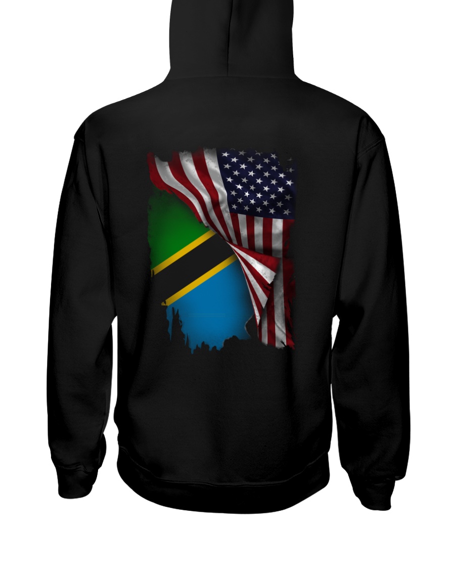 Flag-America-Tanzania Hooded Sweatshirt