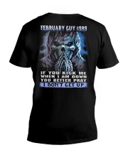I DONT GET UP 89-2 V-Neck T-Shirt thumbnail