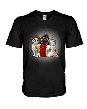 shihtzu 1 V-Neck T-Shirt thumbnail