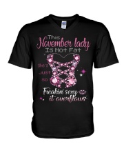 LADY 011 V-Neck T-Shirt thumbnail