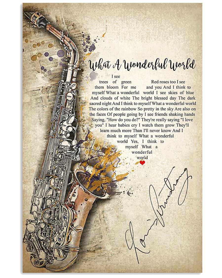 What A Wonderful World 24x36 Poster