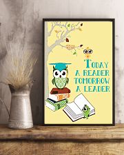 today a reader tomorrow a leader 24x36 Poster lifestyle-poster-3