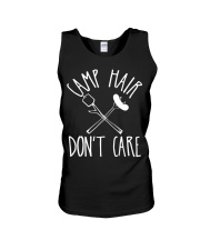 Camp Hair Dont Care Cute Camping Adventure Unisex Tank tile