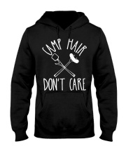Camp Hair Dont Care Cute Camping Adventure Hooded Sweatshirt tile