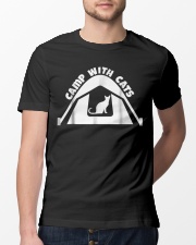 Camp with Cats and Tent Classic T-Shirt lifestyle-mens-crewneck-front-13