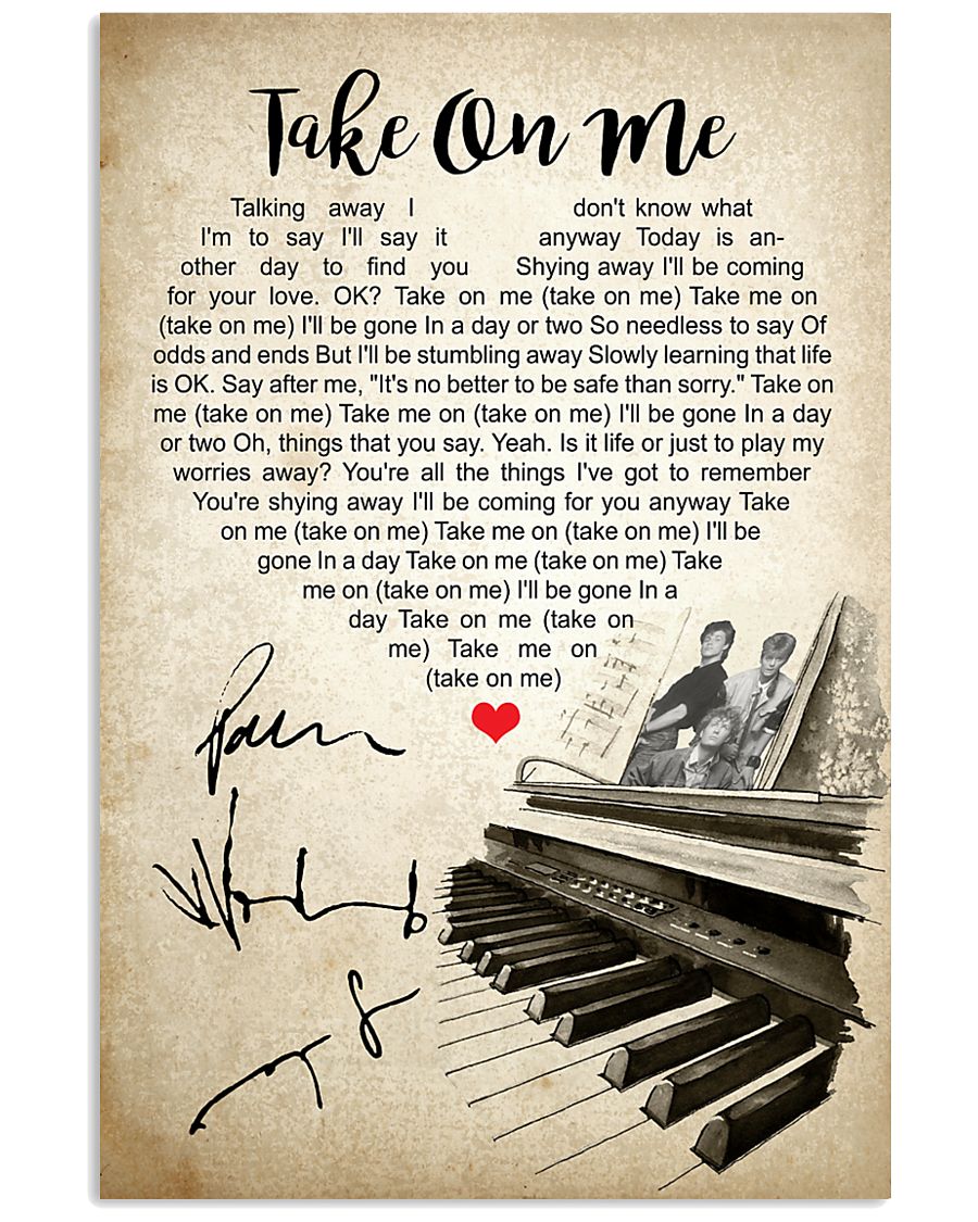 Take On Me 24x36 Poster