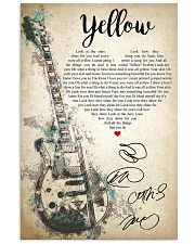 Yellow 24x36 Poster front