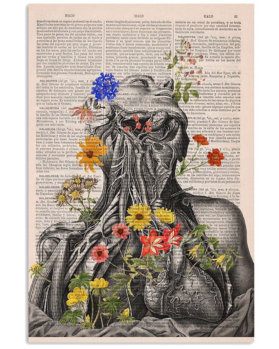 neck and lung anatomy 24x36 Poster