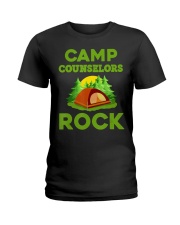 Camp Councelors Rock Camping Gift For Camp Staff Ladies T-Shirt tile