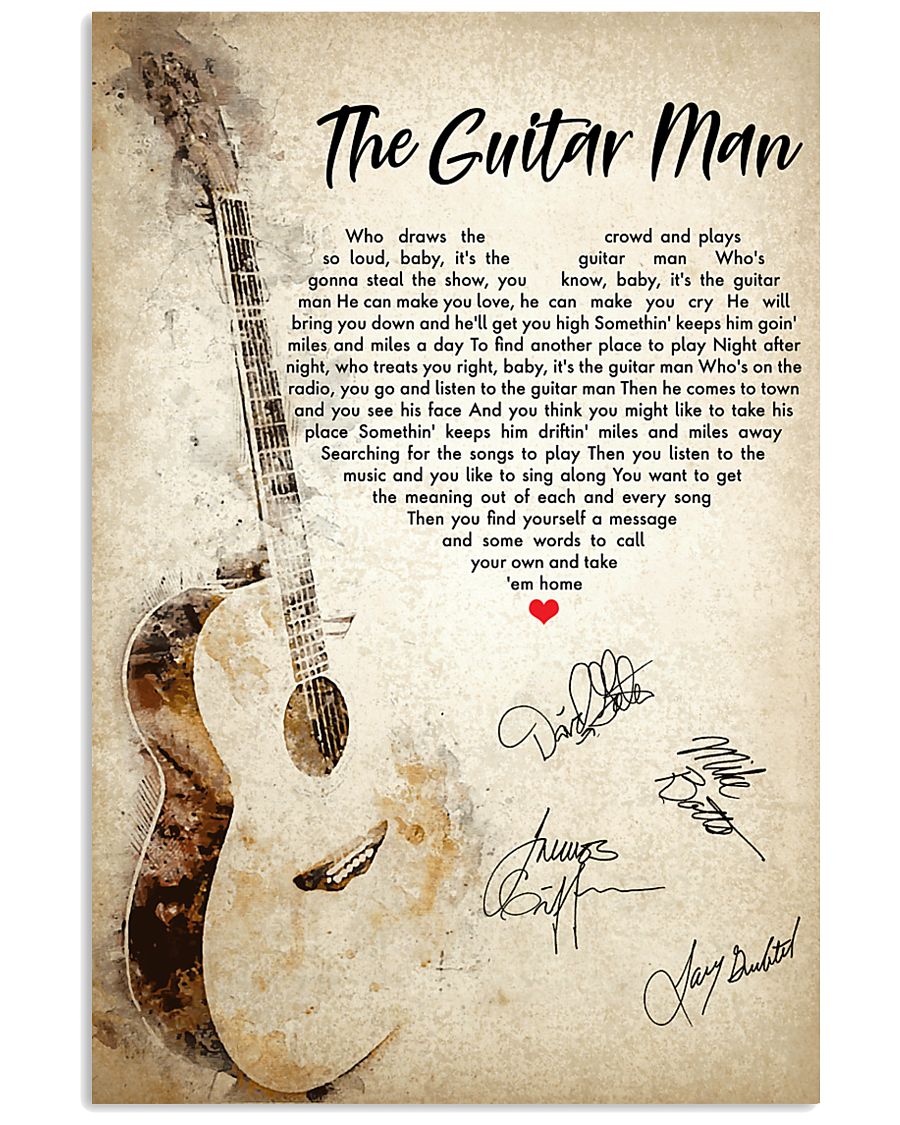 The Guitar Man 24x36 Poster