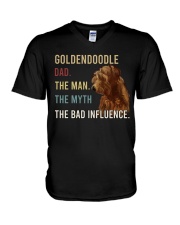 Goldendoodle Dad The man V-Neck T-Shirt tile