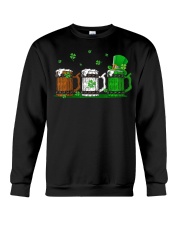 3 Beer Mugs Ireland Flag St Patrick's Day For Crewneck Sweatshirt tile