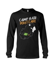 Camp Hair Dont Care Funny Camping Traveler Long Sleeve Tee tile