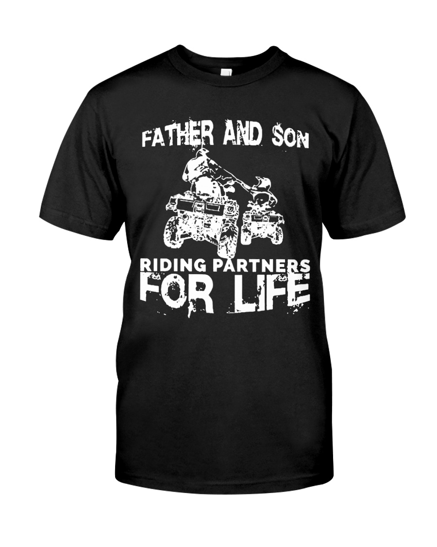 Father and son riding partners for life Classic T-Shirt