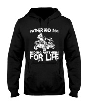 Father and son riding partners for life Hooded Sweatshirt thumbnail