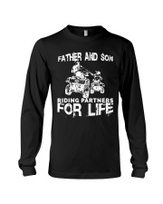 Father and son riding partners for life Long Sleeve Tee thumbnail