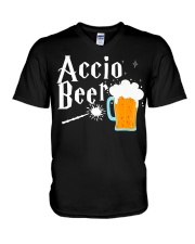 Accio Beer shirt funny V-Neck T-Shirt tile