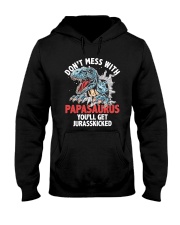 Don't mess with papasaurus Hooded Sweatshirt thumbnail