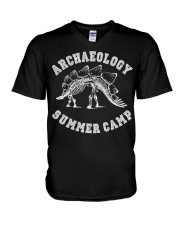 Archaeology Summer Camp V-Neck T-Shirt tile